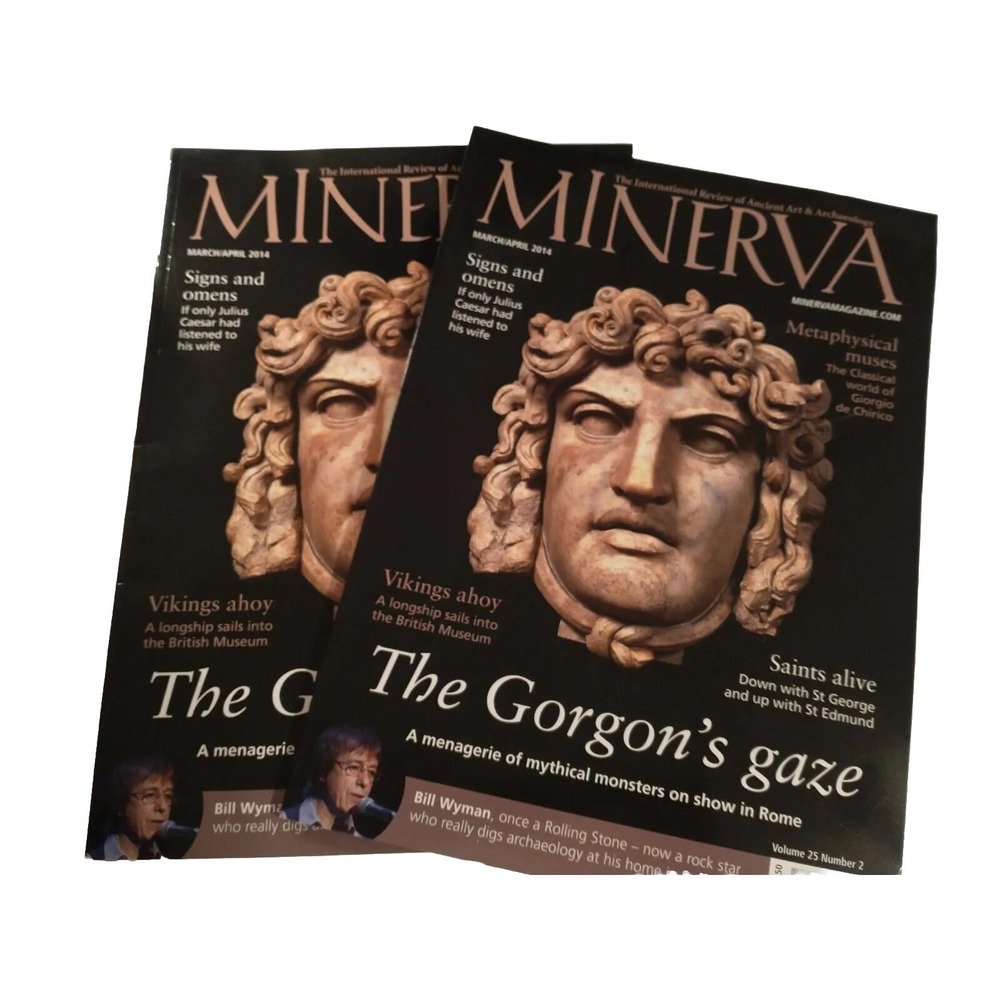 Lot of 2 Minerva Magazine March April 2014 The Gorgon's Gaze Ancient Art History